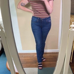 Guess Classic Skinny Straight Mid Rise Denim Jeans